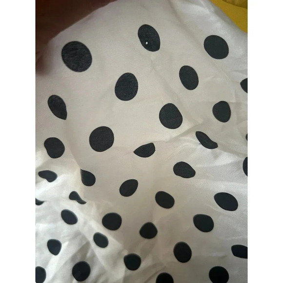 Carolina Herrera long rectangular Polka Dots 100%silk scarf - Picture 8 of 12